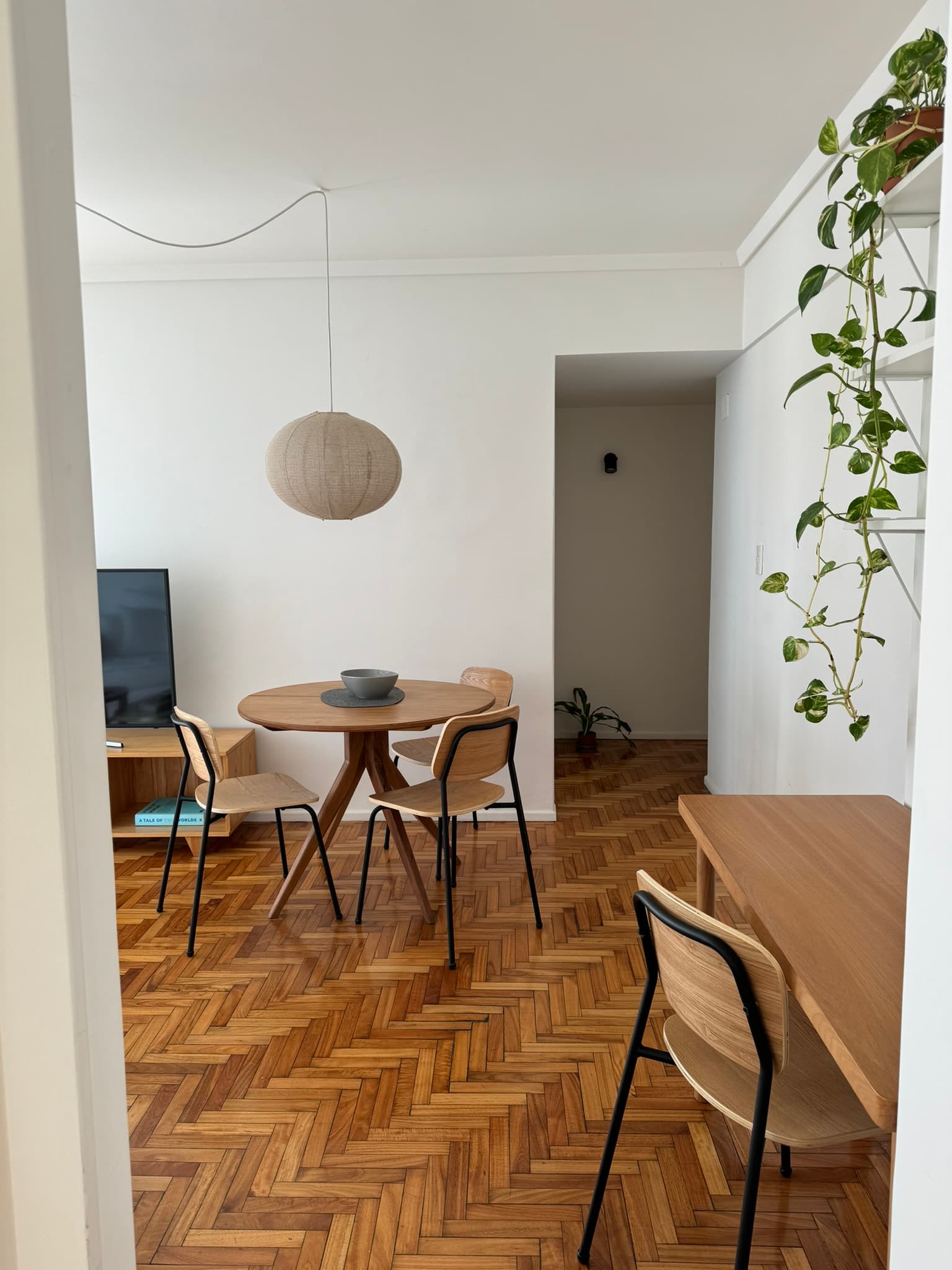 living · comedor y tv