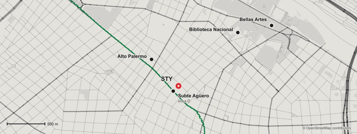 Ver en Google Maps la ubicación de Agüero 1681, Recoleta, Ciudad Autónoma de Buenos Aires. Se abre en una pestaña nueva.